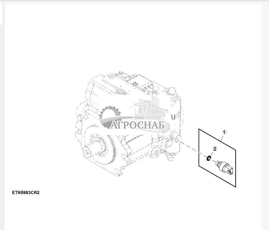 Датчик гидростатического давления переднего и заднего хода, ProDrive™ 